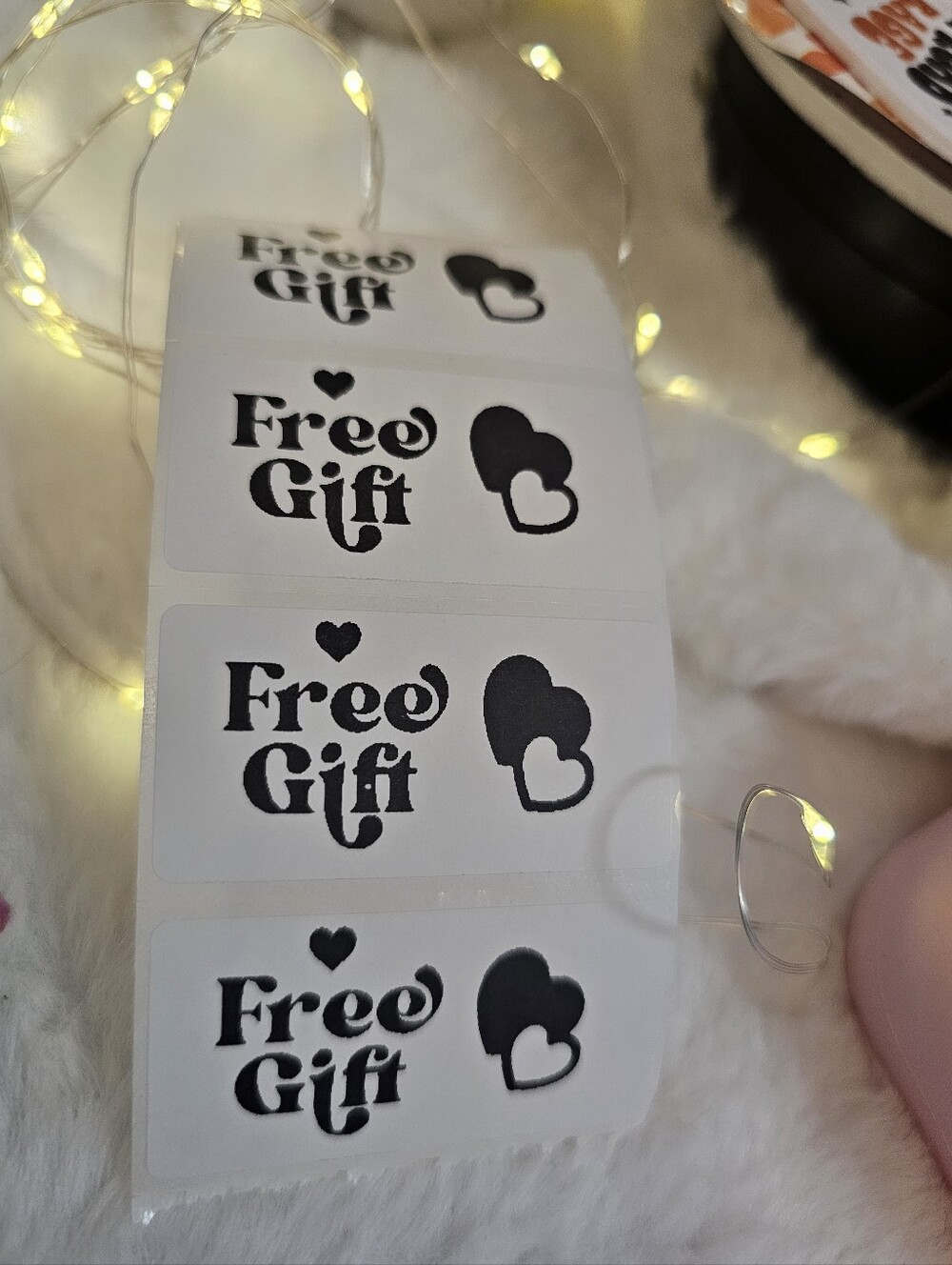 50 1x3  ct Gift  stickers